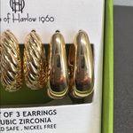 House of Harlow 1960 | Hoop Earring Trio ✨ Gold Photo 8