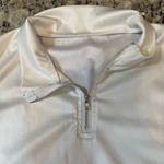 Nike  White and Orange Athletic Shirt Photo 2