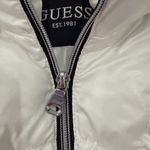 Guess Pearl White Quilted Puffer Ski Winter Jacket Size Large Photo 4