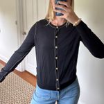 ZARA Black and Gold Cardigan Photo 2