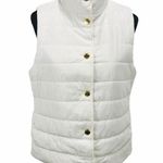 Michael Kors Snap Button Puffer Vest Bone, Medium Photo 0