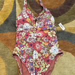Adore Me NWT Emery One Piece Swimwear Swimsuit Faded Nostalgia Floral Medium Photo 0