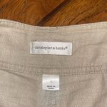 Christopher & Banks  khaki cargo Skirt size 8 EUC undershorts Photo 5