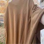 Turtleneck midi sweater dress Tan Size L Photo 2