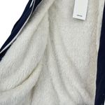 Splits59  Lynx Sherpa Lined Hoodie in Navy / Ivory Size XS Oversized NWT Photo 4