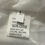 White Backless Ruffle Tiered Mini Dress Size L Photo 4