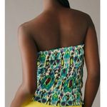 Anthropologie Smocked Turquoise Tube Top Size XL New Photo 5