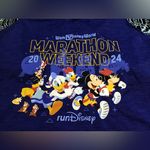 Walt disney world run disney marathon weekend 2024 woman’s tank top Large Blue Photo 1