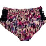 Torrid Plus Size 4X Multicolored Swim Bikini Bottom Pink Black White 4 Photo 9