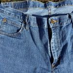 Wrangler Blues Denim Jean Shorts Women's Size 12 High Waist Classic Hem Blue Photo 1