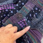 Susan Bristol VTG Components by  Purple Patchwork Boho Maxi Skirt Womans Size 8 Photo 3