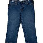 Abercrombie & Fitch Vintage ‎ Y2K Lace Up Capri Jeans Photo 0