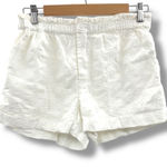 Aerie White Boho Eyelet High Rise Shorts Sz S Photo 0