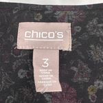 Chico's Chico’s Floral Wonderland Printed Ponte Knit Jacket Blazer Size XL Size 3 Photo 9
