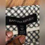 Banana Republic  Black And White Gingham Plaid Dress Size 12 Photo 11