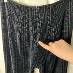 Balmain Womens Black Jacquard Monogram Velvet Skinny Leg Zipper Trousers 12 / 44 Photo 8