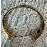 Michael Kors  Open Cuff Bangle Pave Crystals Rose Gold Bracelet Photo 5