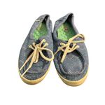 Vans Surf Siders Women's Shoes Tie Slip On blue Chevron Size 8.5 Photo 1