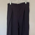 Vintage Dark Blue Navy Rayon & Polyester Dress Slacks Pants Women's Plus Size 14 Photo 2