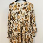 Free People  Rows Of Roses Maxi Dress in Ivory Combo Size Medium Photo 7