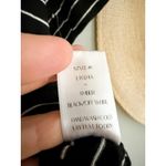 LESET | Amber Black White Stripe Crop Tee | Sz S Photo 4