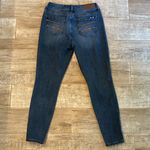 Seven7 Dark Blue Women's high rise denim leggings Photo 2