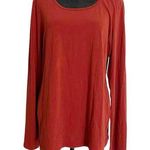 Peruvian Connection  Size XL  Top Blouse Long Sleeve Shirt Scoop Neck Photo 0