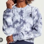 SoulCycle Julie Cropped Tie Dye Waffle Knit Top Photo 0