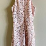 Lulus  Love Poem Blush Pink Lace Mini Dress Blush Pink‎ Womens Size S Lined Photo 12