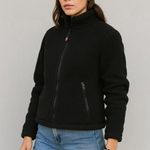 Canada Weather Gear Black Faux Fur Zip Photo 0