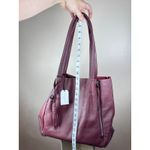 Sanctuary NWT  BleekerTote Handbag Purse Plum Brandy Leather Tassel MSRP $198 Photo 7