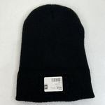 Dolls Kill  Knit Beanie Hat Black Goth Punk Lolita Death Metal Spell Out Patch Photo 4