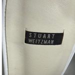 Stuart Weitzman  Leather Lasercut Accents Mules 9.5 White Pointed Heels Luxury Photo 14