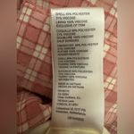 Free People Olivia Gingham Blazer In Pink Size Small Tie Back Relaxed Fit Photo 11