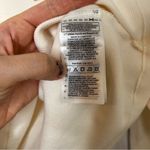 Adidas  Cream Crop Top Long Sleeve Sweater Size Small Photo 3