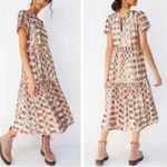 Anthropologie NWT Maeve  Bernadette
Sequin metallic Midi Dress Sz S Photo 2