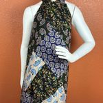 Maeve  Anthropologie Maxi Dress Halter Paisley Patchwork Katrina S Large. E8 Photo 2