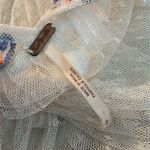 Free People  White Embroidered Lace Joyride Blouse Top S Photo 8