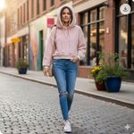 Anthropologie Saturday Sunday Hoodie Womens Small Pink Chenille Fuzzy Pullover Photo 10