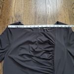 Ryan‎ Michelle Womens Size L Black Draped Fitted Classic Elegant Dinner Dress Size L Photo 5