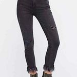 Free People Great Heights Raw Distressed Hem Jeans SZ 29 Long Photo 0