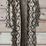 Anthropologie If It Were Me Open Front Cardigan Duster Size S Designer Classic Photo 0