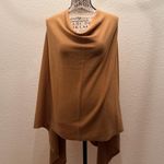 Appleseed's Warm Tan Knit Poncho cardigan Size L Photo 5