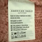 American Eagle  Oversized Chunky Knit Crewneck‎ Sweater Pink Size Small Photo 8