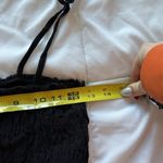 H&M  Divided Womens Size Small Scrunched Casual Black Tank Crop Top Summer Beach Photo 1