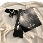 Lulus White Dress w/Scalloped Cut Hem. Beautiful Open Back BRAND NEW W/TAGS Photo 8