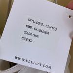 Elliatt Size XS Taupe Elation Ruffle Midi Dress Photo 8