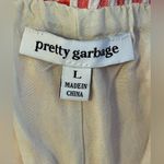 Pretty Garbage Red Gingham Wide leg Pants Size L Photo 4