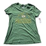 NFL Green Bay Packers Women’s V-Neck Team Apparel T-Shirt Size L NWT Photo 0