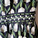 Agua by Agua Bendita Almendra Maxi Dress Perla Off Shoulder Green White L NWT Size L Photo 4